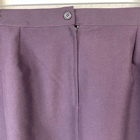 Wool Blend Purple Skirt Size 18 EUC - Picture 4 of 5